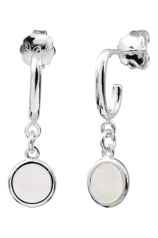 Pendientes - Plata y nácar