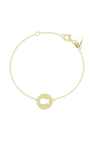 Pulsera - Plata bañada en oro amarillo