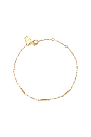 Pulsera - Plata bañada en oro amarillo