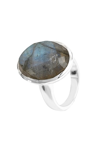Anillo - Plata y labradorita