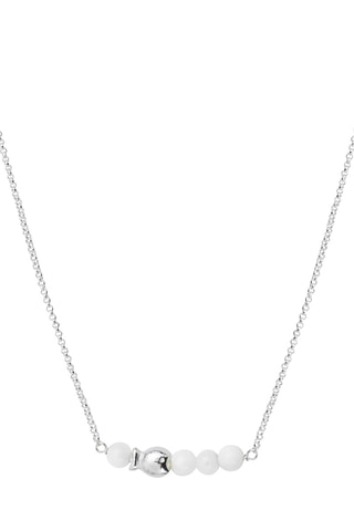 Collar - Plata y nácar