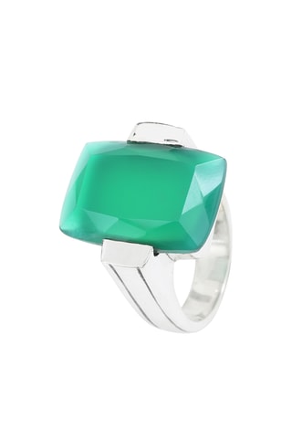 Anillo - Plata y ónice