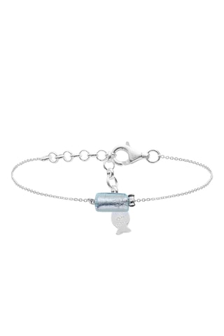 Pulsera - Plata y cristal de Murano