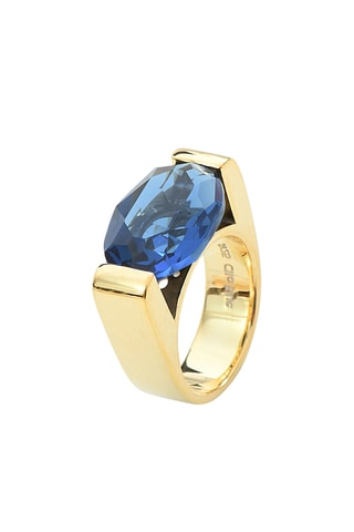 Anillo - Plata bañada en oro fino amarillo