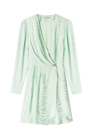 Vestido cruzado - Verde