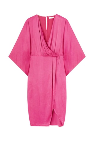 Vestido cruzado - Rosa