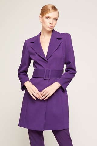 Chaqueta larga - Violeta