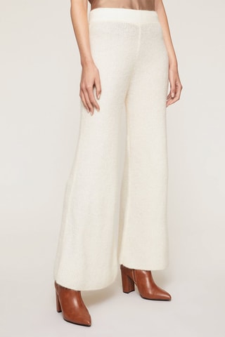 Pantalón wide leg - Blanco
