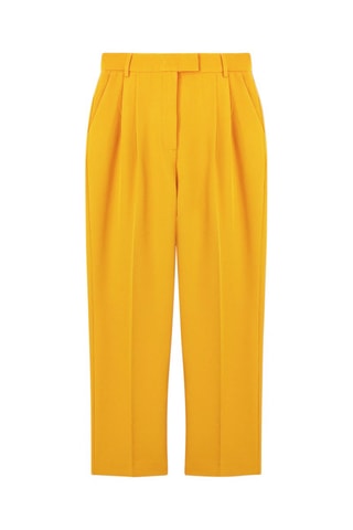 Pantalón wide leg - Amarillo