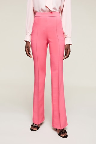 Pantalón ajustado de tiro alto - Rosa