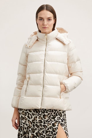 Anorak con capucha - Beige