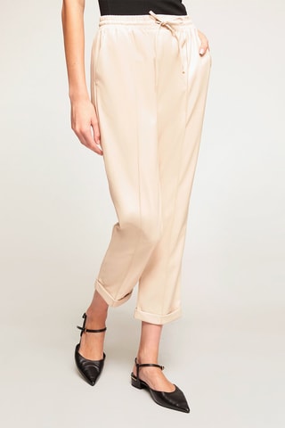 Pantalón pitillo - Beige