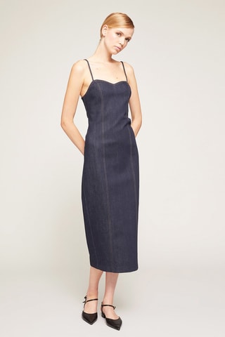 Vestido recto vaquero - 