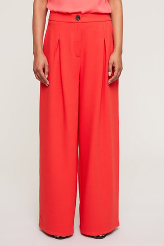 Pantalón palazzo de tiro alto - 