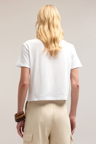 Camiseta boxy - Blanco