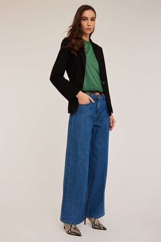 Vaquero slouchy - Azul