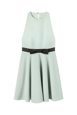Vestido evasé - Verde