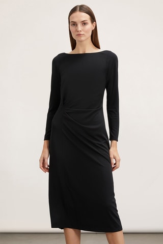 Vestido midi - Negro