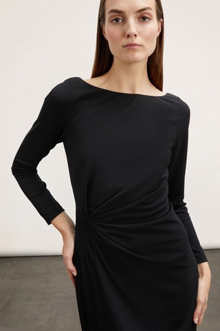 Vestido midi - Negro