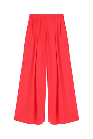 Pantalón palazzo - Rojo
