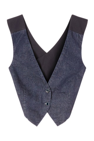 Chaleco de traje vaquero - Azul