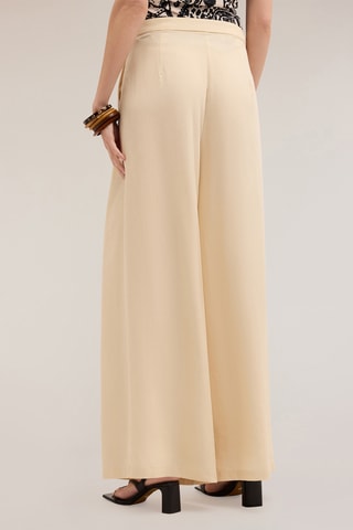 Pantalón palazzo - Blanco