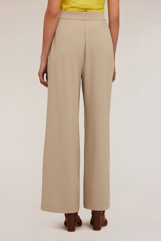 Pantalón palazzo de tiro alto - Gris