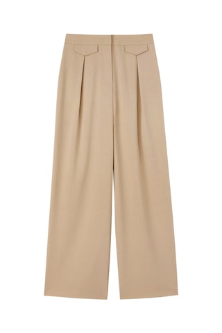 Pantalón palazzo de tiro alto - Gris