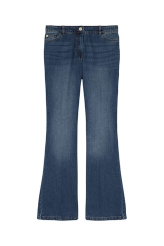 Vaquero bootcut de tiro alto - Azul