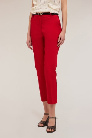 Pantalón regular fit - Rojo