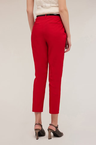 Pantalón regular fit - Rojo