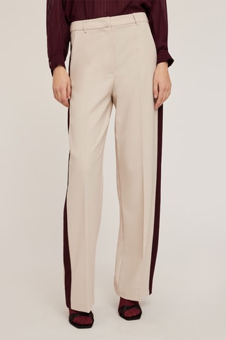 Pantalón palazzo - Beige