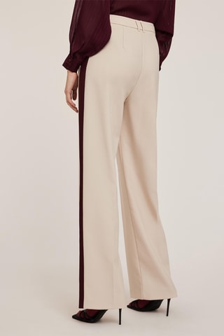 Pantalón palazzo - Beige