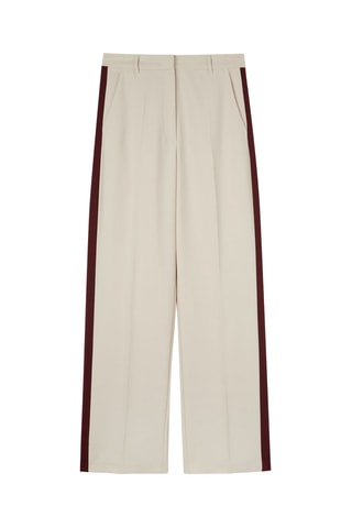 Pantalón palazzo - Beige