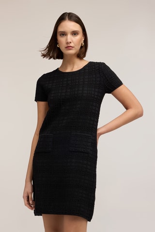 Vestido recto - Negro