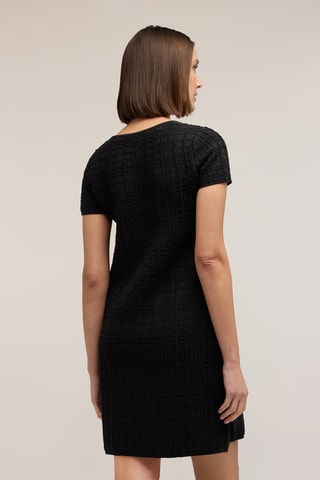 Vestido recto - Negro