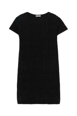 Vestido recto - Negro