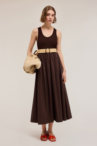 Vestido largo - Beige