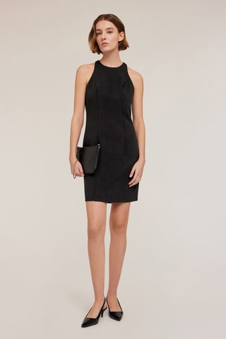 Vestido midi - Negro