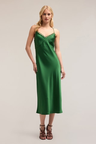Vestido midi - Verde