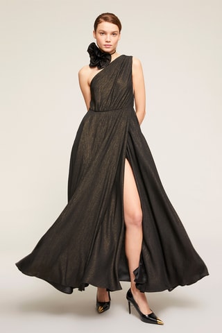 Vestido asimétrico - Negro