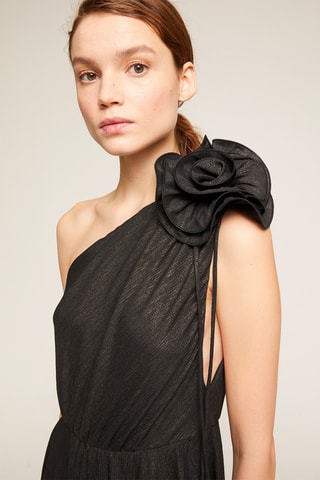 Vestido asimétrico - Negro
