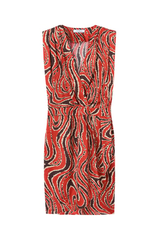 Vestido evasé - Naranja