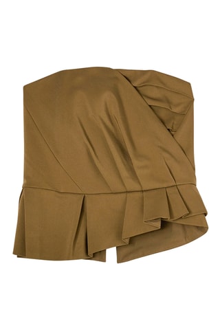 Top bustier - Verde