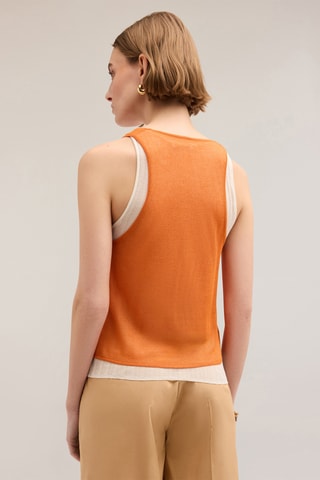 Camiseta de tirantes 2 en 1 - Beige