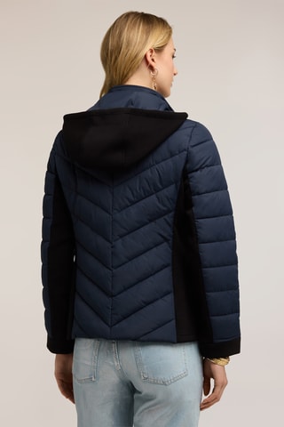 Anorak con capucha - Azul