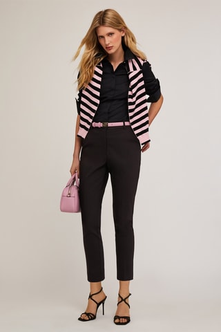 Pantalón regular fit - Negro