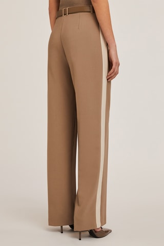 Pantalón palazzo - Beige