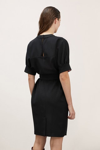 Vestido recto - Negro