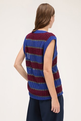 Chaleco oversize - Azul